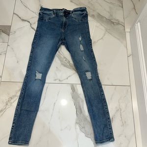Hollister crop jeggings like new
